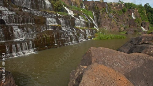 Motion from Stones to Waterfall Cascade Panagarh photo