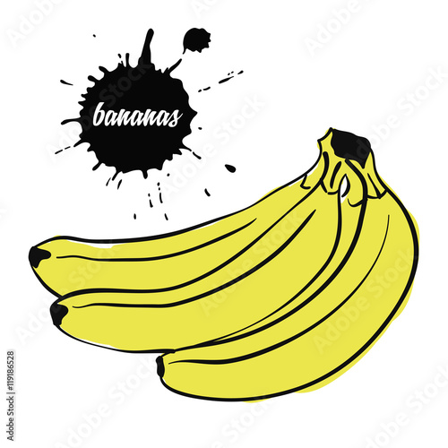 fruit yellow bananas