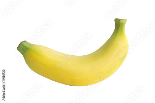 banana isolated with clipping path
