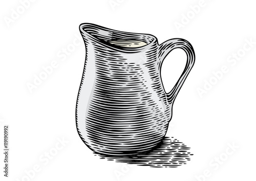 Small milk pitcher