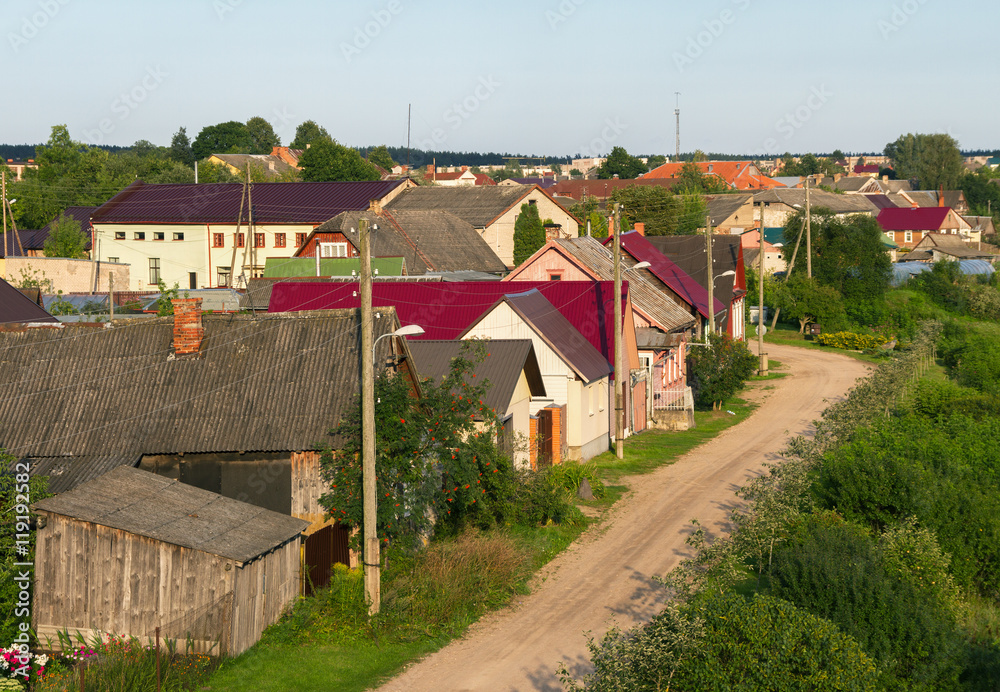 View to the small town. View to the small town.