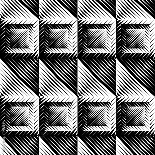 Design seamless square convex pattern