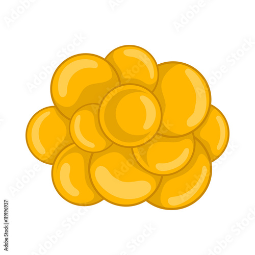 Group of viruses icon in cartoon style on a white background