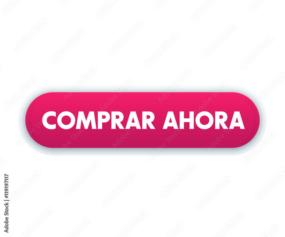 buy now in spanish, button for web, vector illustration Stock Vector |  Adobe Stock