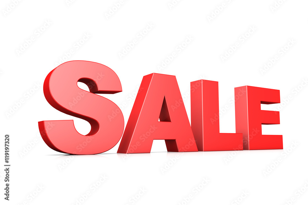3d illustration word sale 3d illustration word sale