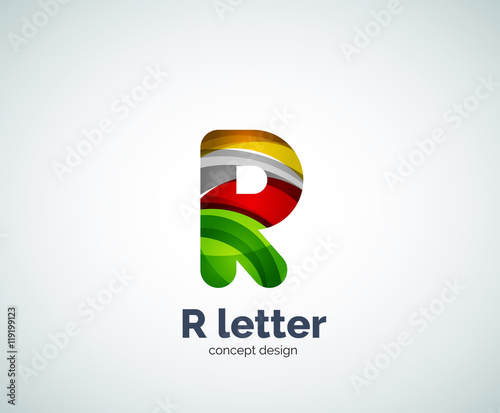 Letter R logo