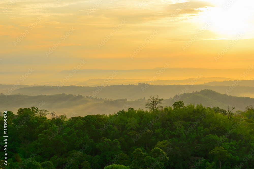 Obraz premium mountain range