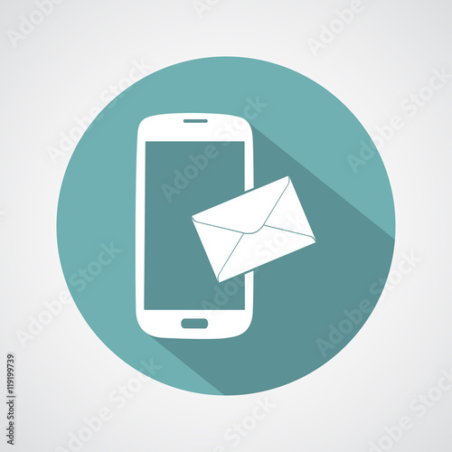 mail smartphone icon