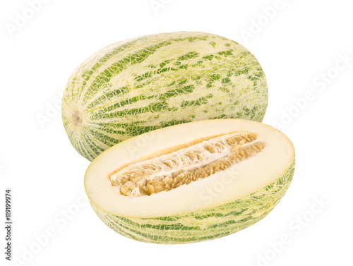 Melon isolated on white