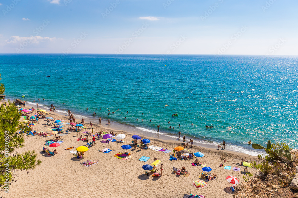 Summer at Spain seaside, Costa dorada