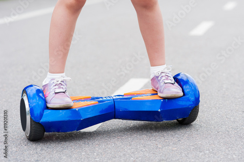 feet girls on the hoverboard