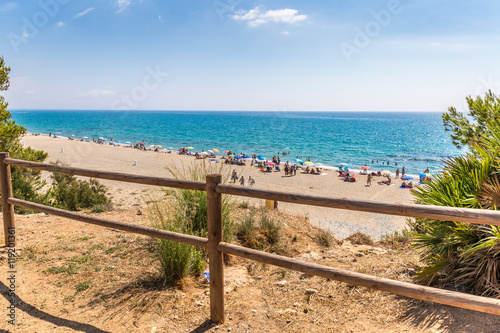 Summer at Spain seaside  Costa dorada