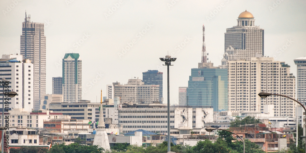 Bangkok - Thailand. Skyline view