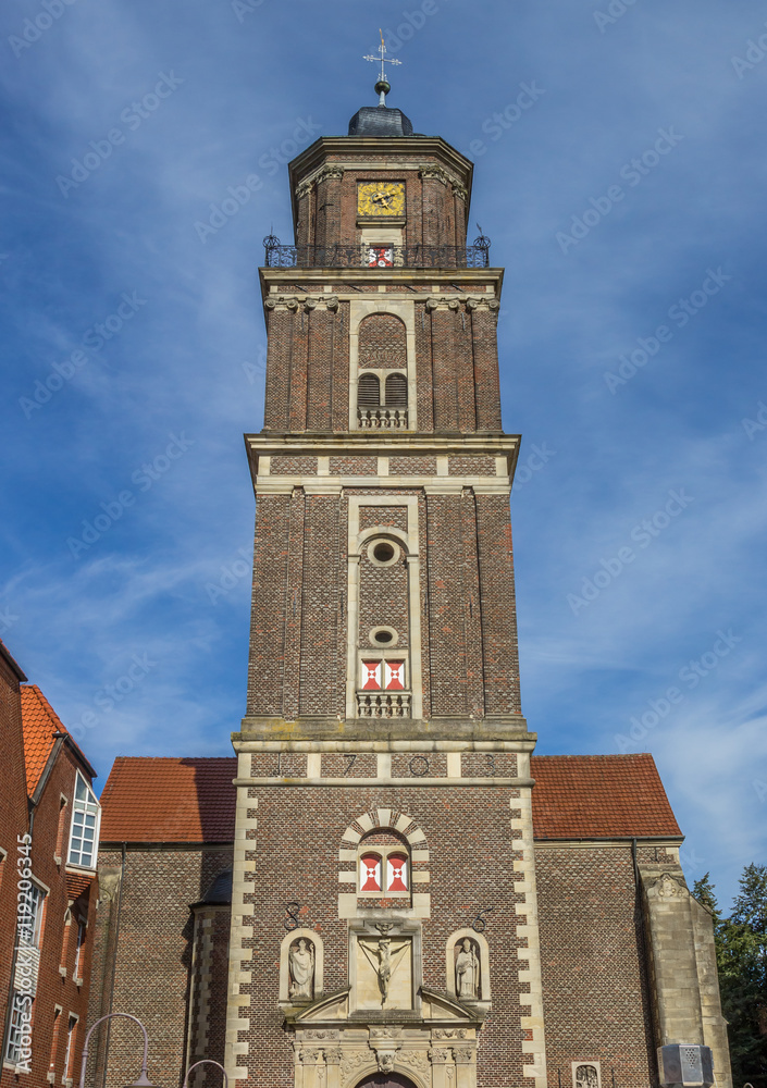Tower of the St. Lambert church in Coesfeld