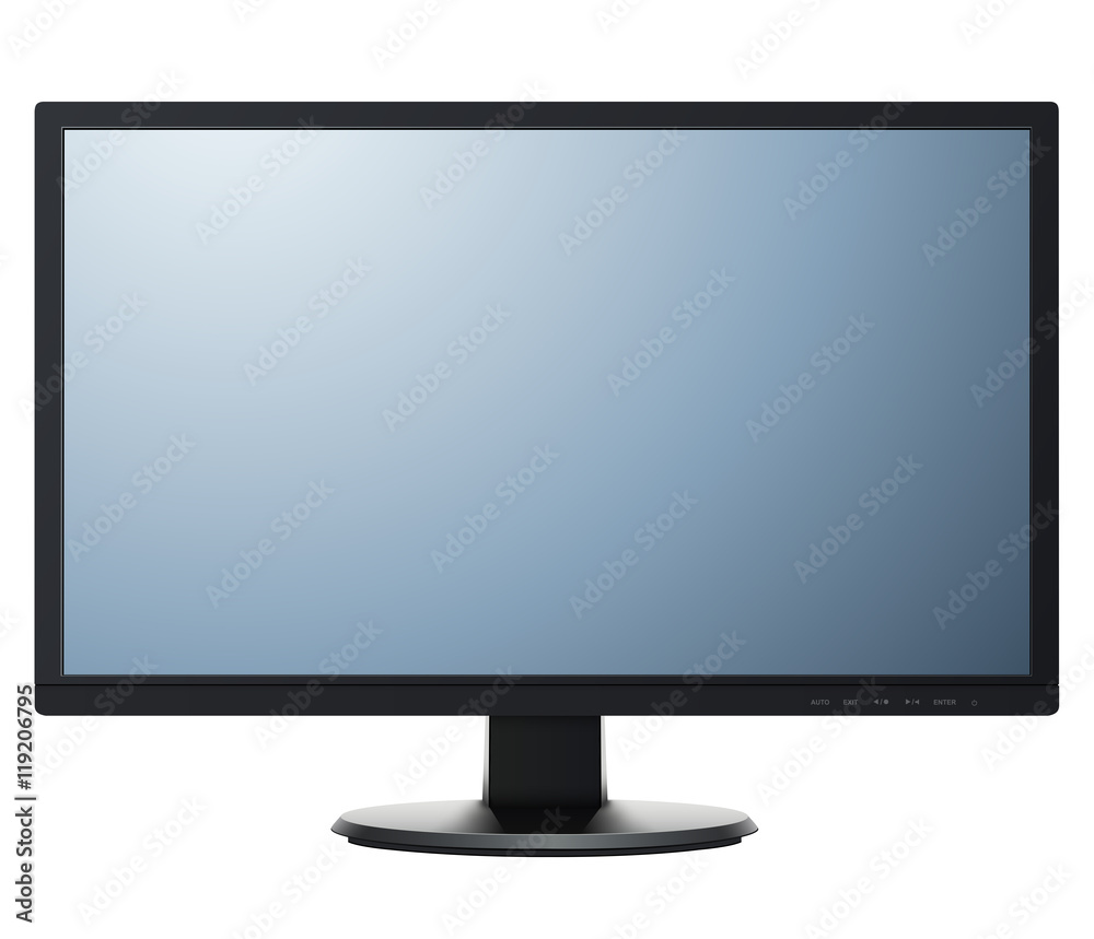 Monitor TV isolated Monitor TV isolated