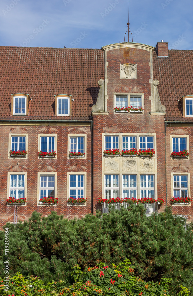Fototapeta premium Town hall on the central square in Coesfled