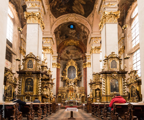 Photography PRAGUE, CZECH REPUBLIC, APRIL 19, 2016,Kostel svatého Jiljí, b
