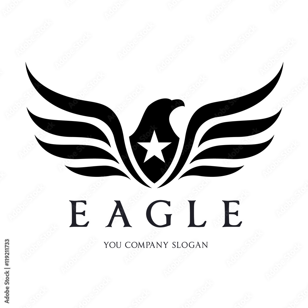 Naklejka premium Eagle logo