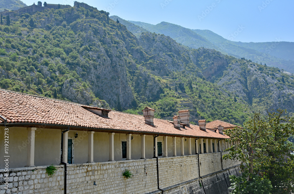 Historic buildings in Kotor old town, Montenegro.
Historic buildings in Kotor old town, Montenegro.