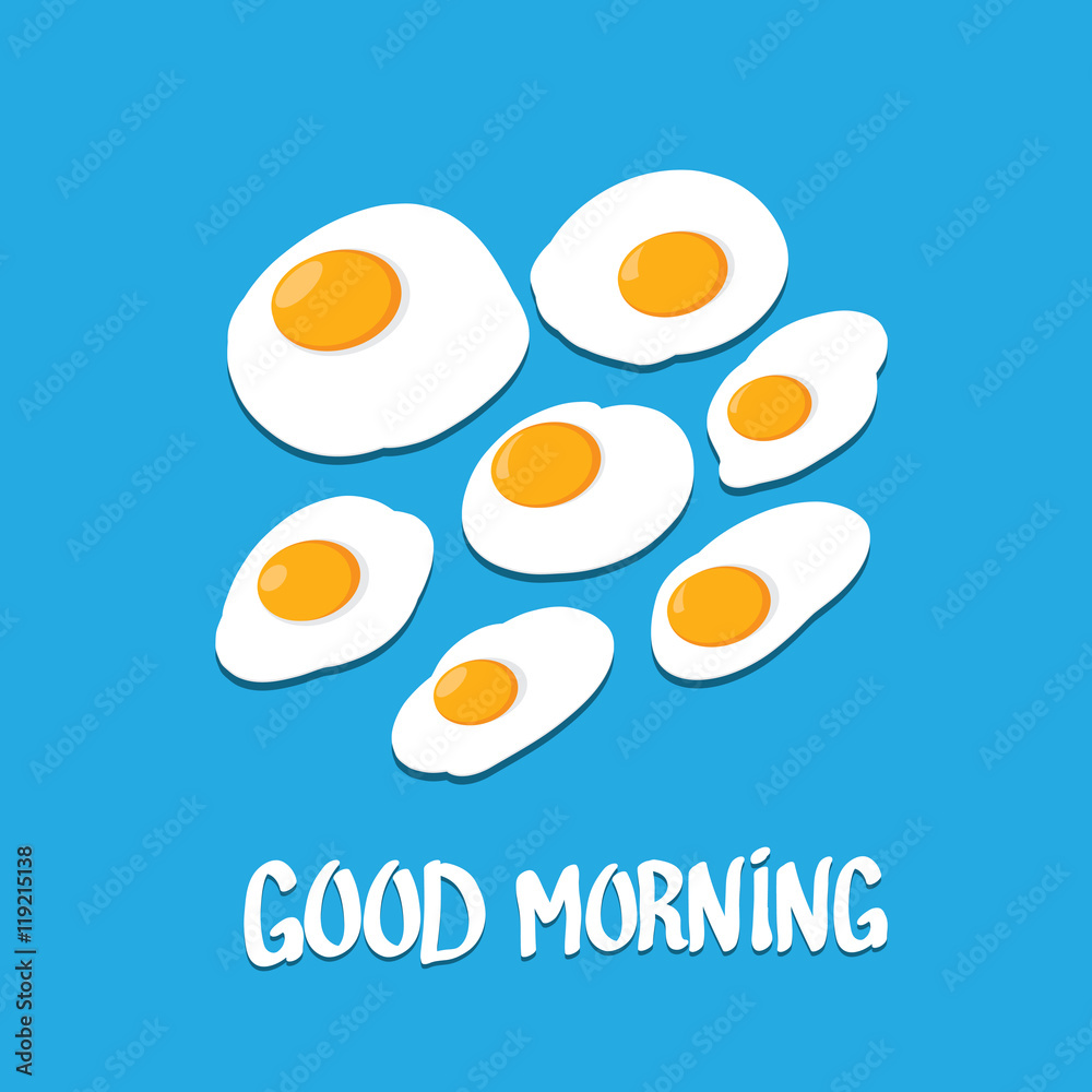 Fried Egg vector . good morning concept. Fried Egg vector . good morning concept.