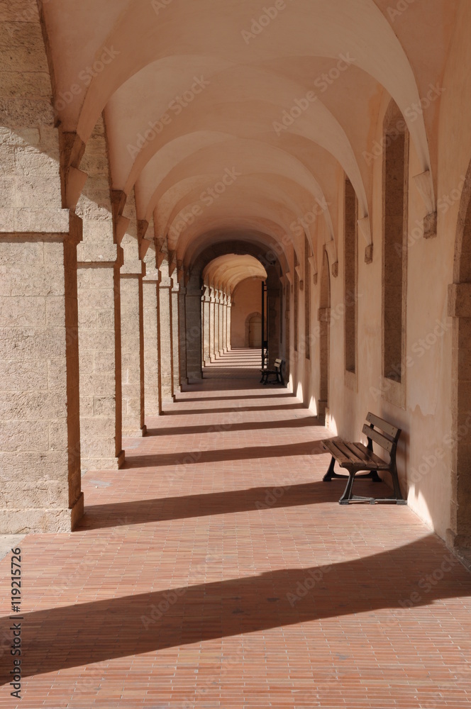 Obraz premium Arcades Charite in Marseille France