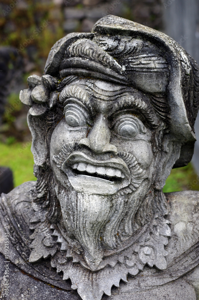 statue, temple, Bali, Indonésie