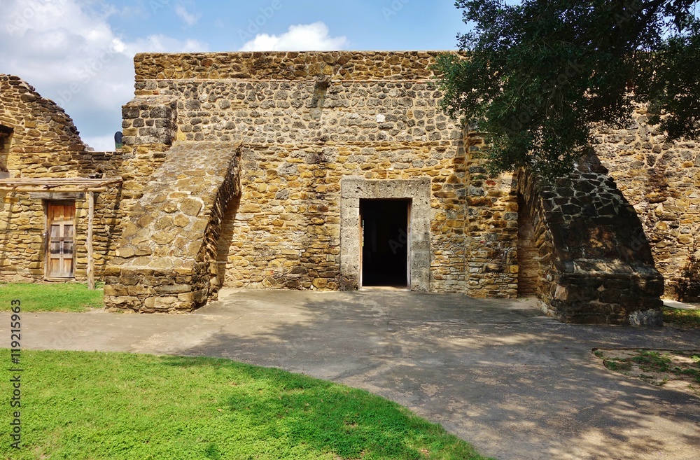 The Mission San Jose y San Miguel de Aguayo in San Antonio, Texas