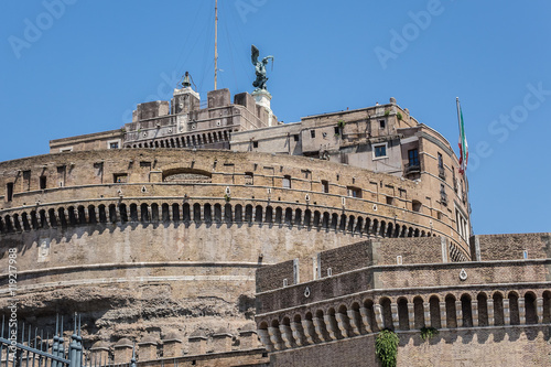 Castle of the Holy Angel (Saint Angelo Castle). Rome. Italy.