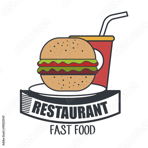 menu restaurant cover icon vector illustration graphic