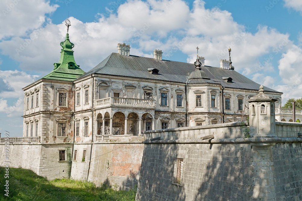 Ukraine. The western part of Pidhirtsi castle built in the 17th century