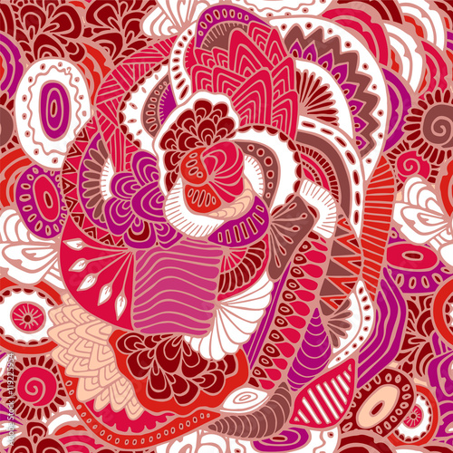 stock vector seamless abstract floral pattern for printing on pa