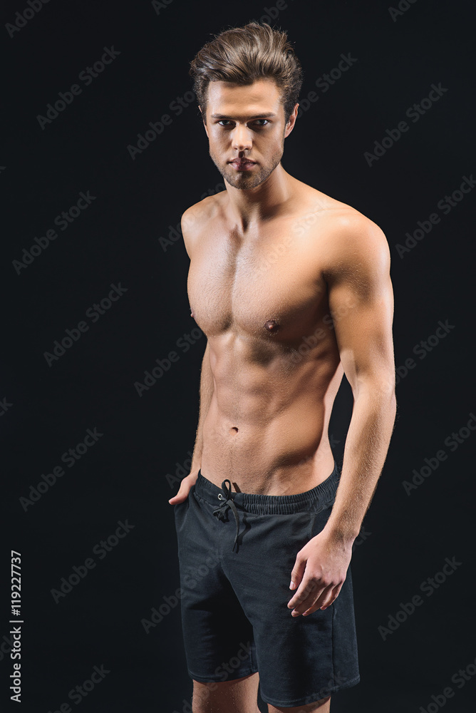 Fototapeta premium Handsome macho expressing his confidence