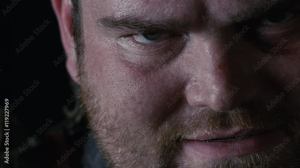 Looking at face of a Creepy Knight Looking at face of a Creepy Knight