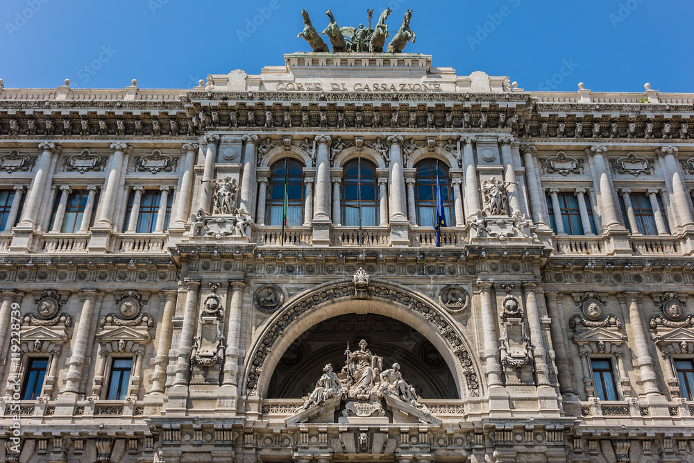 Palace of Justice (Corte Suprema di Cassazione, 1888). Rome.