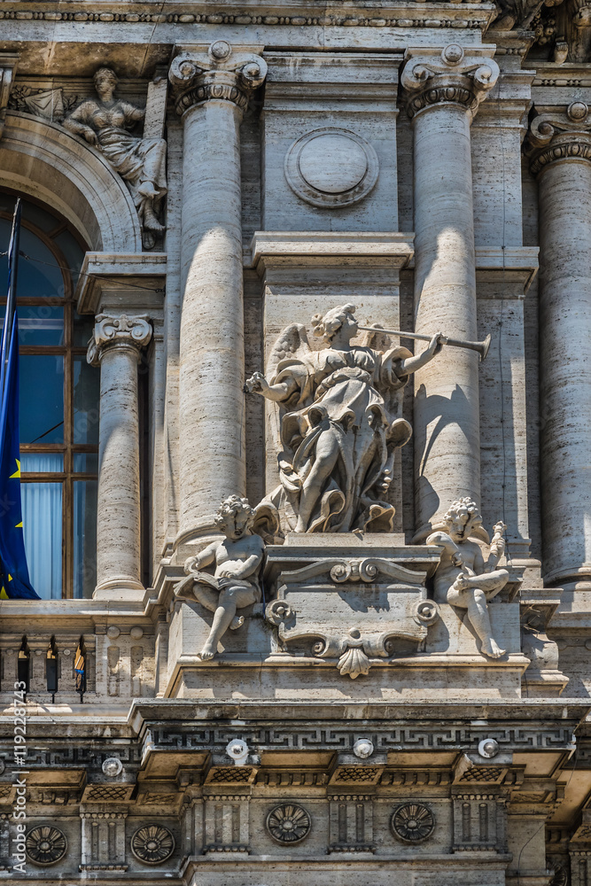 Palace of Justice (Corte Suprema di Cassazione, 1888). Rome.