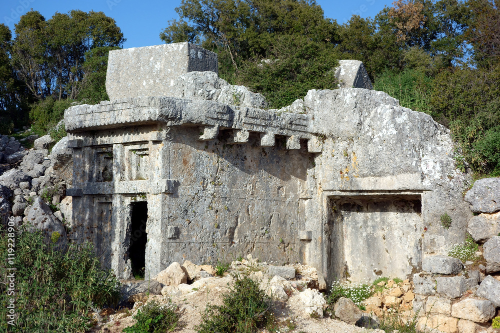 Ancient Ruins of Phellos, Lycia, Turkey