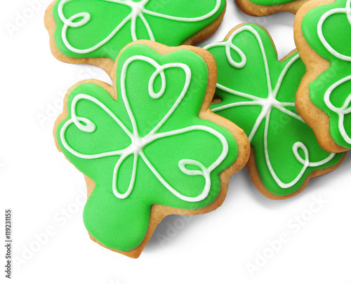 Decorative cookies. Saint Patrics Day concept