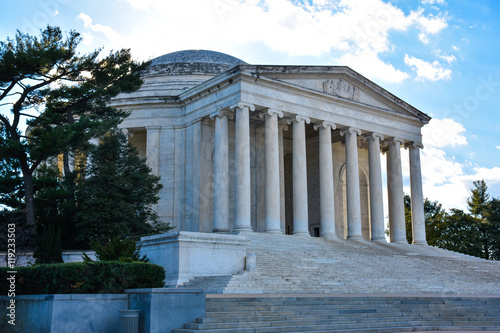 View of Thomas Jefferson Memorial. Washington DC, USA.