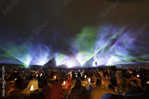 Flammende Sterne in Ostfildern - Lasershow photo