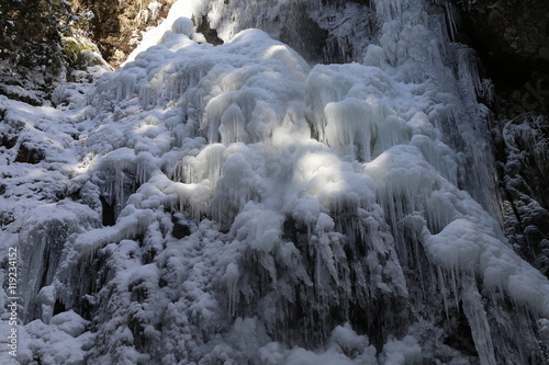 氷瀑の御船の滝