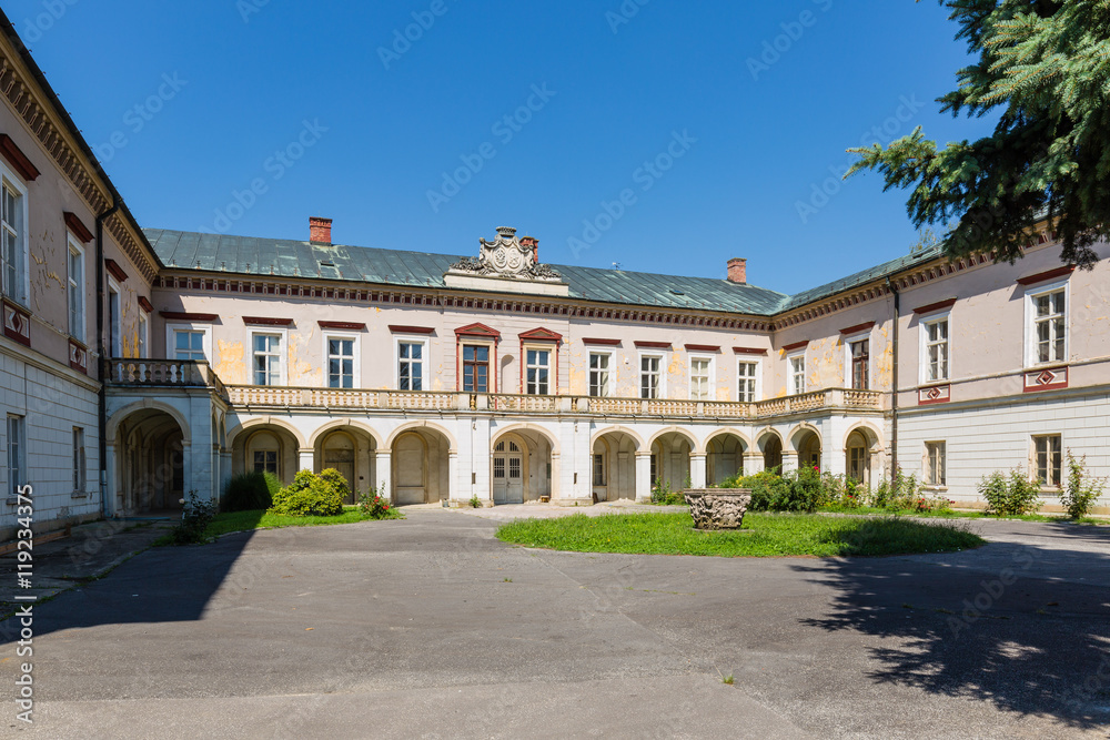 Zichy mansion in Voderady, Slovakia