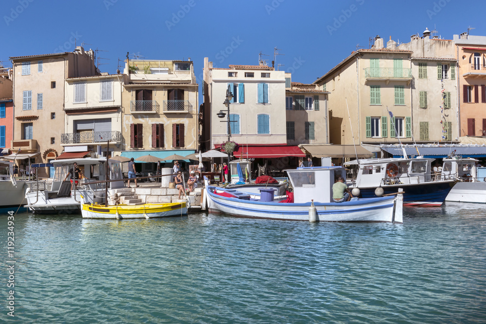 Colorful Buildings and boats in Cassis