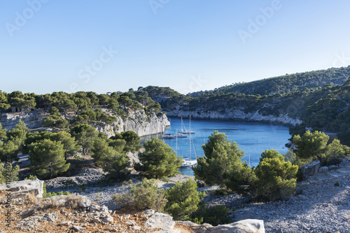 Landscape view on calanques in Cassis