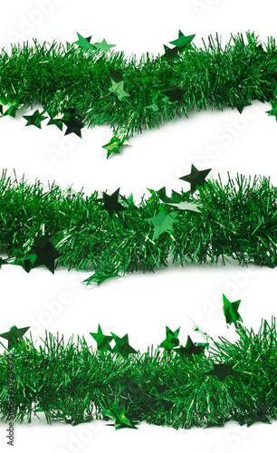 Line of a tinsel garland is...