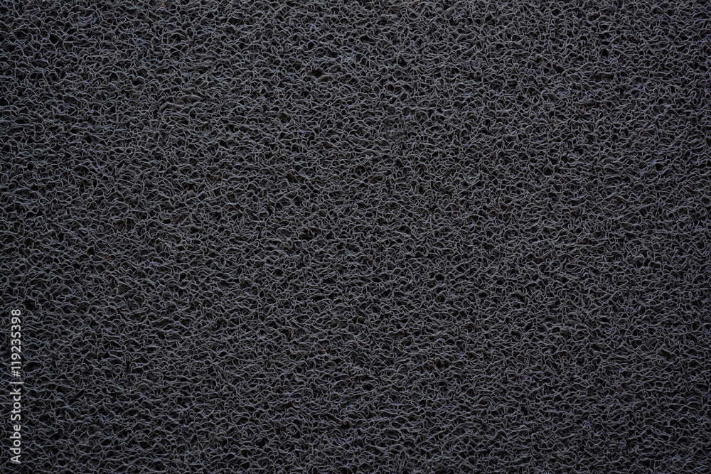 Fototapeta premium Black doormat texture background.