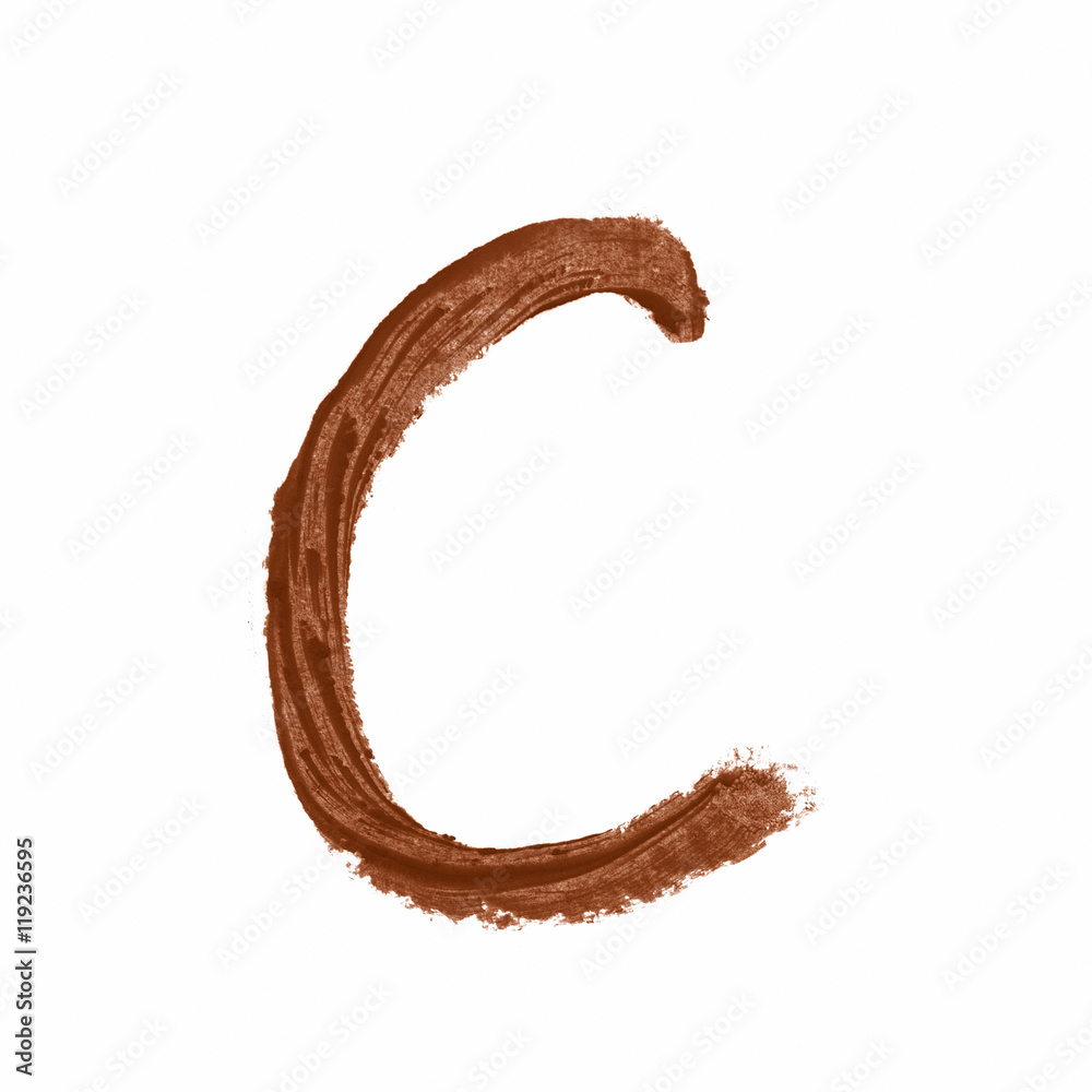 Single abc letter symbol isolated Single abc letter symbol isolated