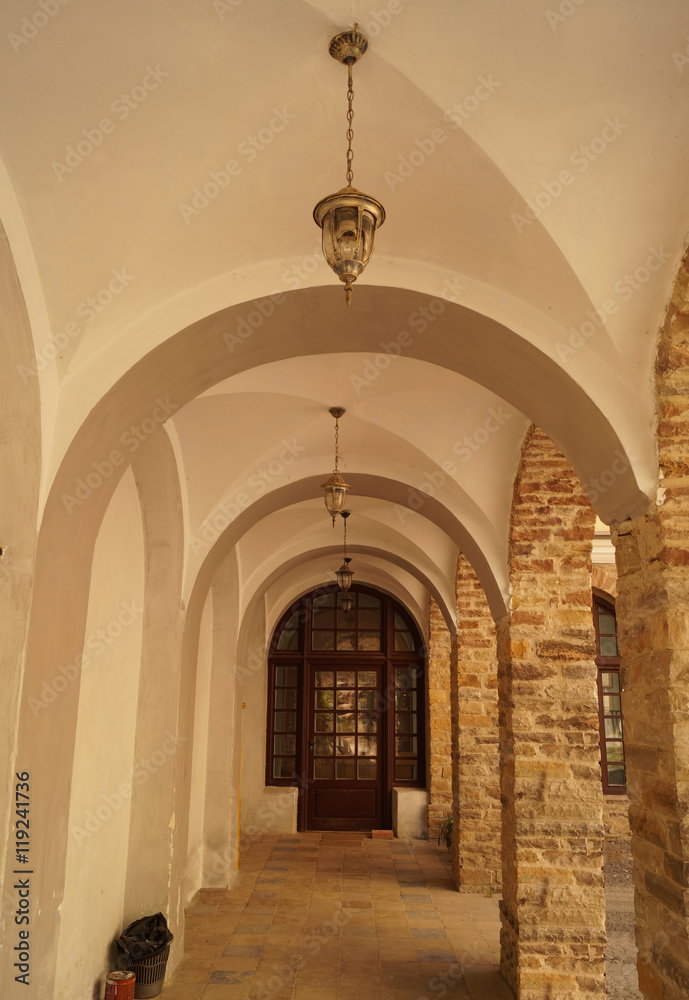 Fototapeta premium Arches in Basilian monastery.