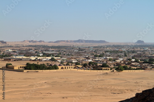 Die Oasenstadt Kerma im Sudan  photo