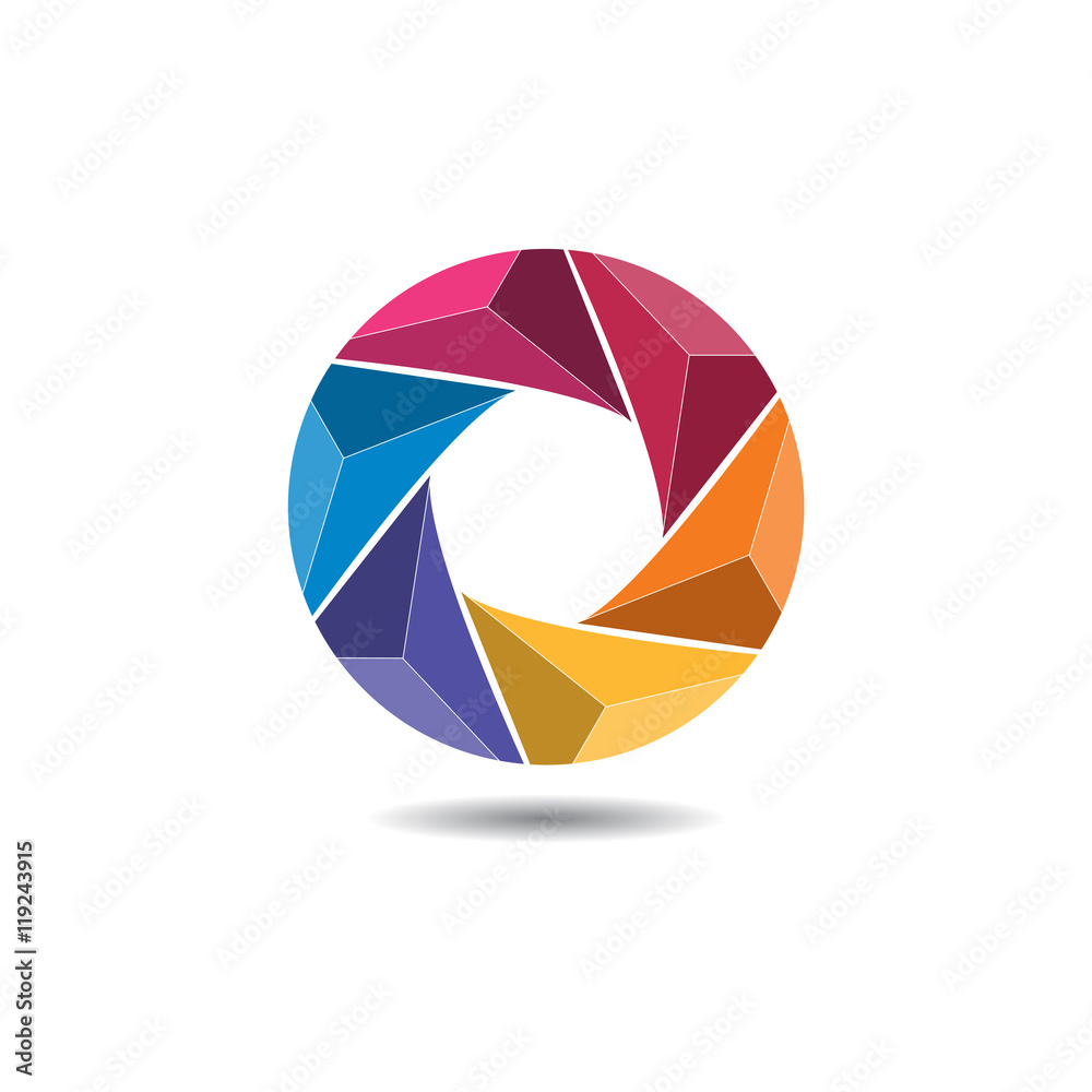Colorful Hexagon Logo Colorful Hexagon Logo