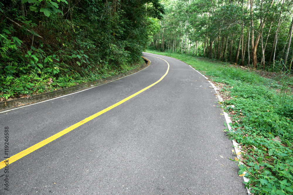 empty road.